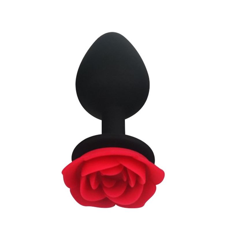 Plug Anal Flor Silicona Mediano