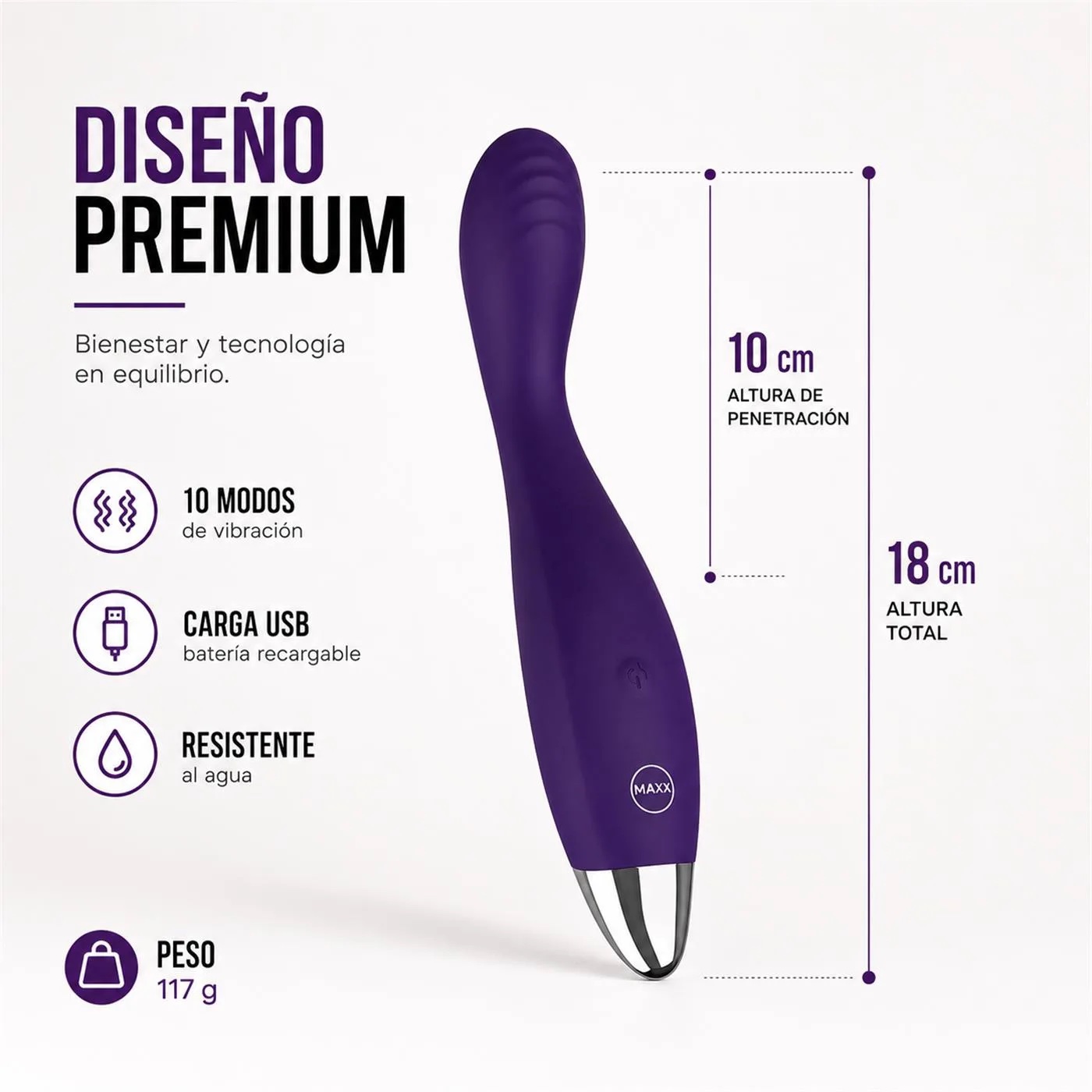 Vibrador Masajeador - Imagen 2